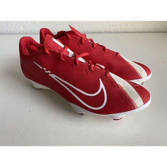 Nike React Vapor Ultrafly Elite 4 Red White Cleats DA0701-600 Men's Size 15 - Picture 3 of 9